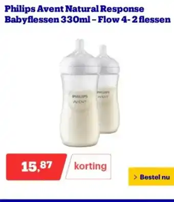 Bol.com Philips Avent Natural Response Babyflessen aanbieding