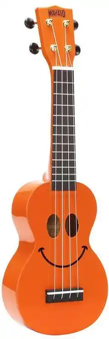 Bol.com Mahalo U-SMILE Smiley Series Sopraan ukulele Oranje aanbieding