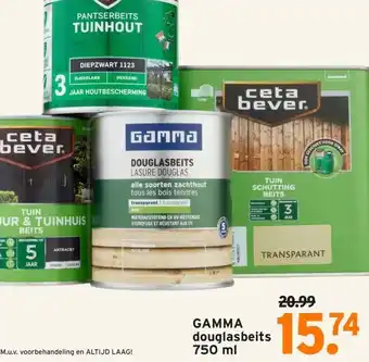 GAMMA GAMMA douglasbeits 750 ml aanbieding