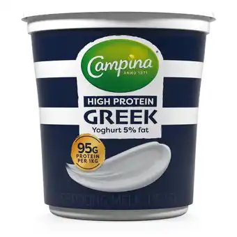 Albert Heijn Campina High protein Greek yoghurt 5% fat aanbieding