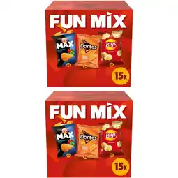 Albert Heijn Lay's Fun Mix Chips 2-pack aanbieding