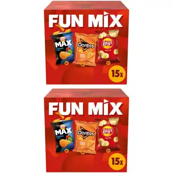 Albert Heijn Lay's Fun Mix Chips 2-pack aanbieding