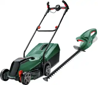 Coolblue Bosch CityMower 18V-32 incl. 4,0 Ah Accu + Bosch EasyHedgeCut 18-45 Li (zonder accu) aanbieding