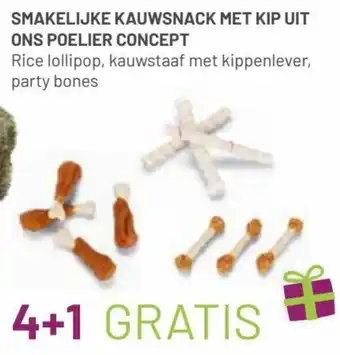 Pets & Co Smakelijke kauwsnack 4+1 aanbieding