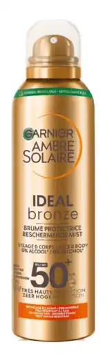 De Online Drogist Garnier Ambre Soleil Ideal Bronze SPF50 Mist aanbieding