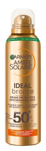 De Online Drogist Garnier Ambre Soleil Ideal Bronze SPF50 Mist aanbieding