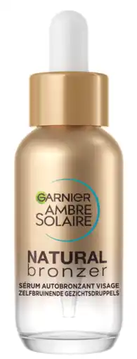 De Online Drogist Garnier Ambre Solaire Natural Bronzer Gezichtsdruppels aanbieding