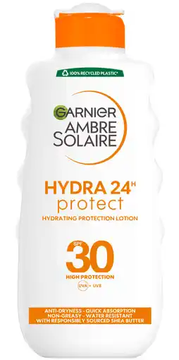 De Online Drogist Garnier Ambre Solaire Hydra 24h Protect SPF30 Zonnemelk aanbieding