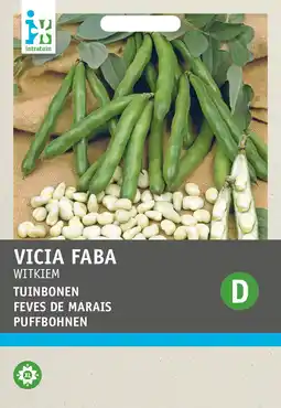 Intratuin Intratuin groentezaad Tuinboon (Vicia faba 'Witkiem') aanbieding