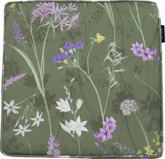 Intratuin Madison zitkussen Donna groen 40 x 40 x 7 cm aanbieding