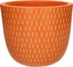 Intratuin Duif bloempot Bell oranje D 27 H 24 cm aanbieding