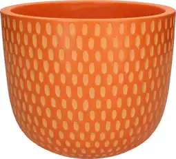 Intratuin Duif bloempot Bell oranje D 21 H 18 cm aanbieding