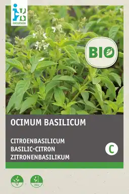 Intratuin intratuin biologisch kruidenzaden Basilicum (Ocimum basilicum ) aanbieding