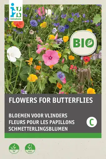 Intratuin intratuin biologisch bloemenzaad vlindermengsel aanbieding