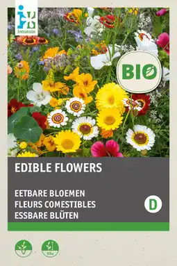 Intratuin intratuin biologisch bloemenzaad eetbare bloemen aanbieding