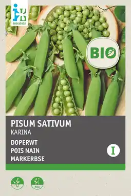 Intratuin intratuin biologisch groentezaden doperwt (pisum sativum 'Karina') aanbieding