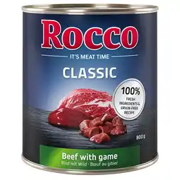 Zooplus 6x800g Rund met Wild Rocco Hondenvoer aanbieding