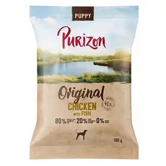 Zooplus Purizon Puppy Kip met Vis - graanvrij Hondenvoer - 100 g aanbieding