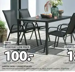 Jysk Jersore tafel aanbieding