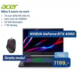 Levix Computershop acer Nitro 5 AN515-58-93PK aanbieding