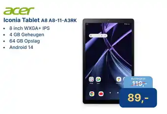 Levix Computershop acer Iconia Tablet A8 A8-11-A3RK aanbieding