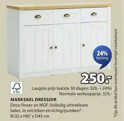 Jysk Markskel dressoir aanbieding