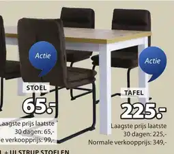 Jysk Markskel tafel aanbieding