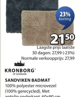 Jysk Sandviken badmat aanbieding