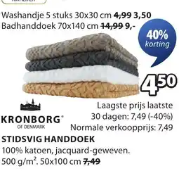 Jysk Stidsvig handdoek aanbieding