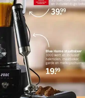 Albert Heijn Blue Home staafmixer aanbieding