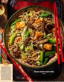 Albert Heijn Chow mein met tofu aanbieding