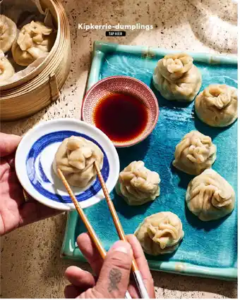 Albert Heijn Kipkerrie-dumplings aanbieding