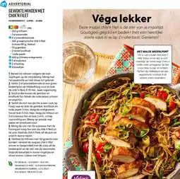 Albert Heijn Advertorial gewokte mihoen met chik'n filet aanbieding