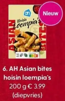 Albert Heijn AH Asian bites hoisin loempia's aanbieding