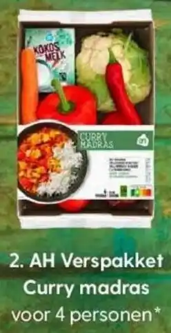 Albert Heijn AH Verspakket Curry madras aanbieding