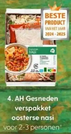 Albert Heijn AH Gesneden verspakket oosterse nasi aanbieding