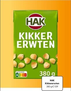 Albert Heijn HAK Kikkererwten aanbieding