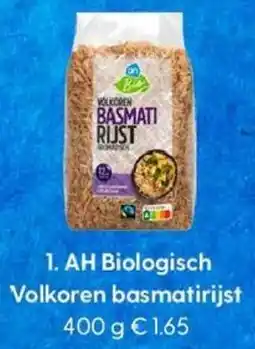 Albert Heijn AH Biologisch Volkoren basmatirijst aanbieding