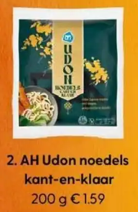 Albert Heijn AH Udon noedels kant-en-klaar aanbieding