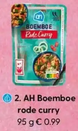 Albert Heijn AH Boemboe rode curry aanbieding