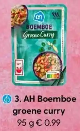 Albert Heijn AH Boemboe groene curry aanbieding