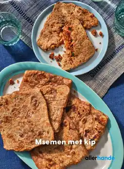 Albert Heijn Msemen met kip aanbieding