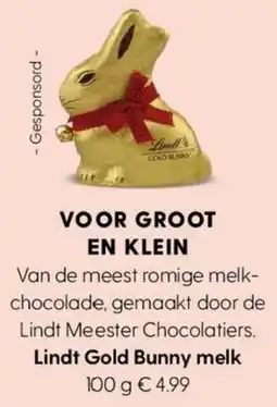 Albert Heijn Lindt Gold Bunny melk aanbieding