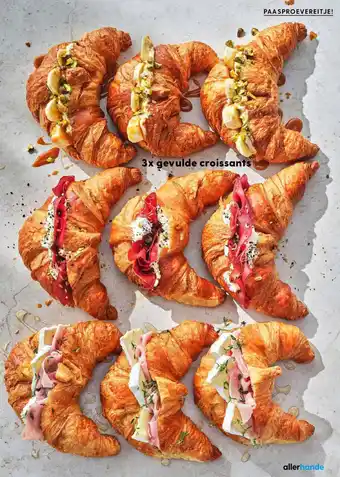 Albert Heijn 3x gevulde croissants aanbieding