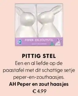 Albert Heijn AH Peper en zout haasjes aanbieding