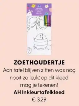 Albert Heijn AH Inkleurtafelkleed aanbieding