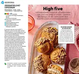 Albert Heijn Advertorial croissant rolls met 5 spicesroom aanbieding