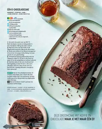 Albert Heijn Één ei chocoladecake aanbieding