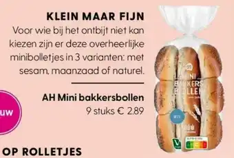 Albert Heijn AH Mini bakkersbollen aanbieding