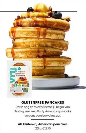 Albert Heijn AH Glutenvrij American pancakes aanbieding